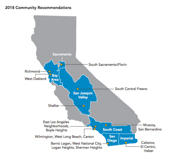 CARB adopts blueprint for statewide community air protection in areas ...
